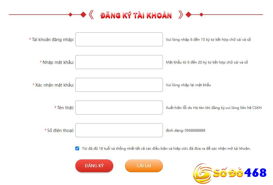 Đăng ký Số Đỏ Casino