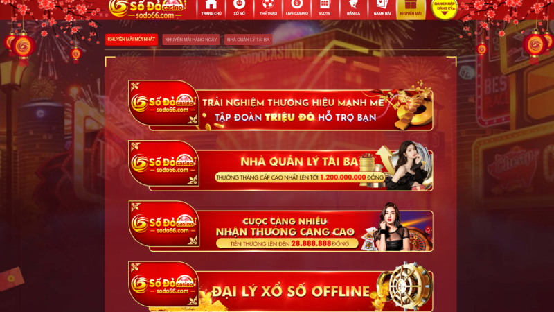 khuyến mãi sodo casino