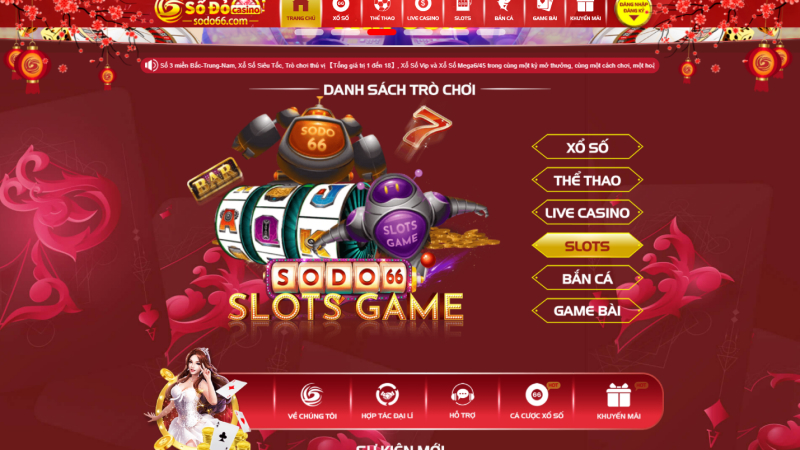 casino sodo đa dạng trò chơi