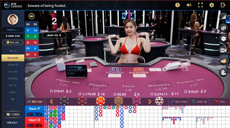 Chơi game Baccarat online tại SODO66