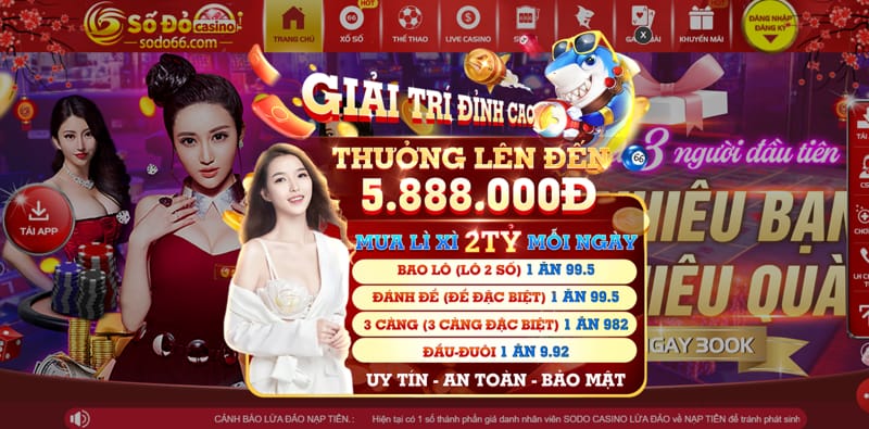 Trang chủ nhà cái uy tín sodo casino