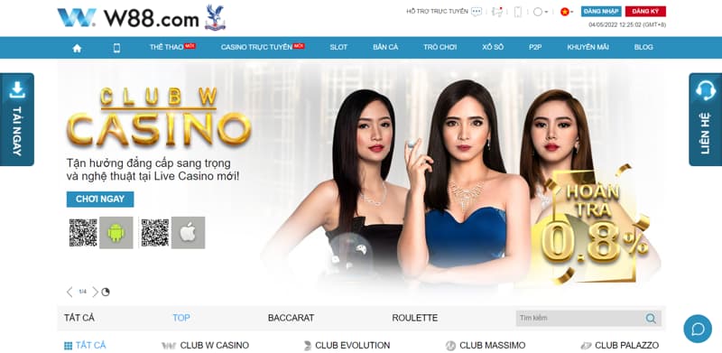 Sảnh live casino